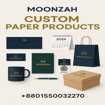 Custom Paper Products(Minimum Order Quantity: 500 pcs)