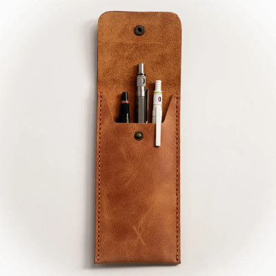 Custom Leather Pen Holder(Minimum Order Quantity: 100 pcs)