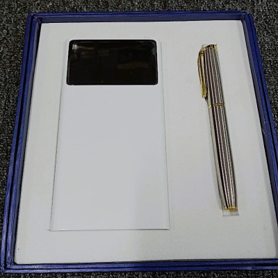 Premium Power Bank & Pen Gift Set
