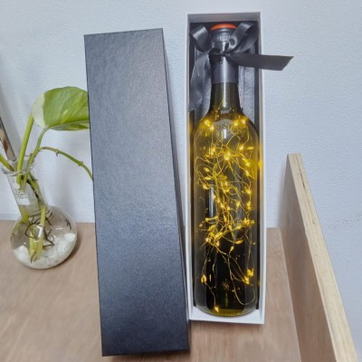 Wine Bottle with Fairy Light & Premium Gift Box