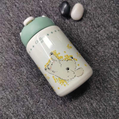 Kids Straw Flask Bottle